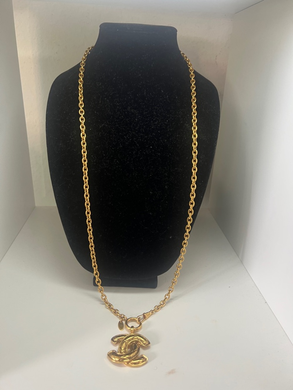 CHANEL 24kgp CC Pendant Chain Necklace - Picture 10 of 10